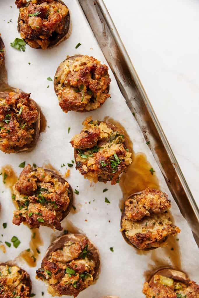 Sausage Stuffed Mushrooms