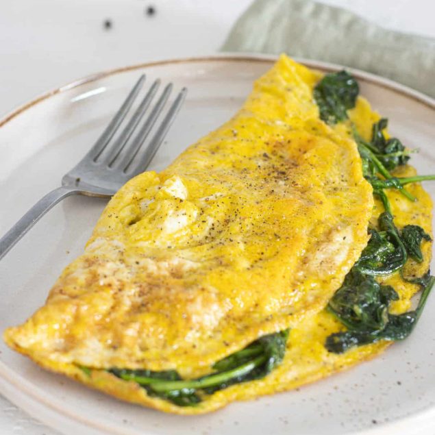 Spinach Omelette