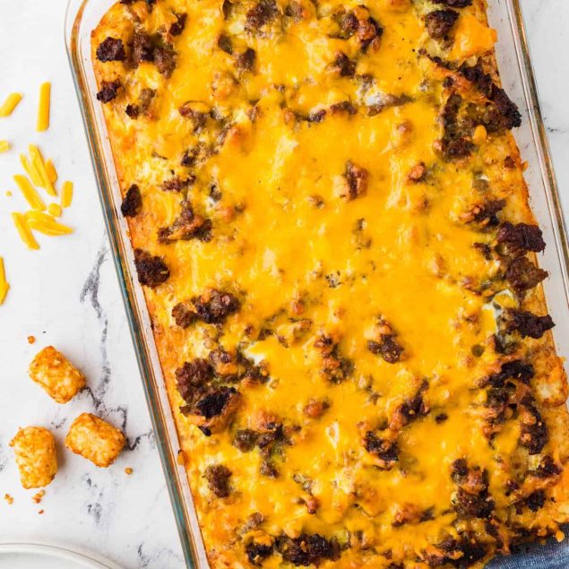 Tater Tot Breakfast Casserole