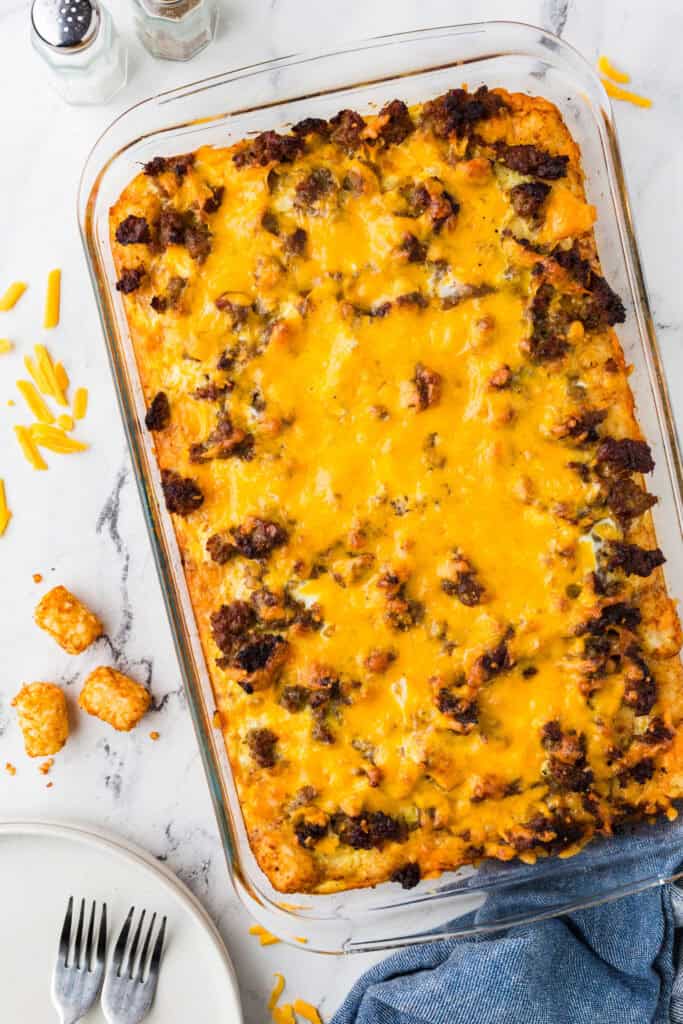 Tater Tot Breakfast Casserole