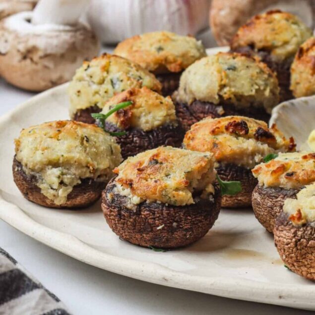 Boursin Stuffed Mushrooms