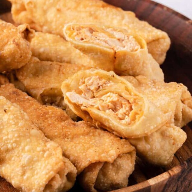 Buffalo Chicken Egg Rolls