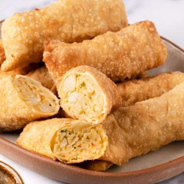 Crab Cake Egg Rolls