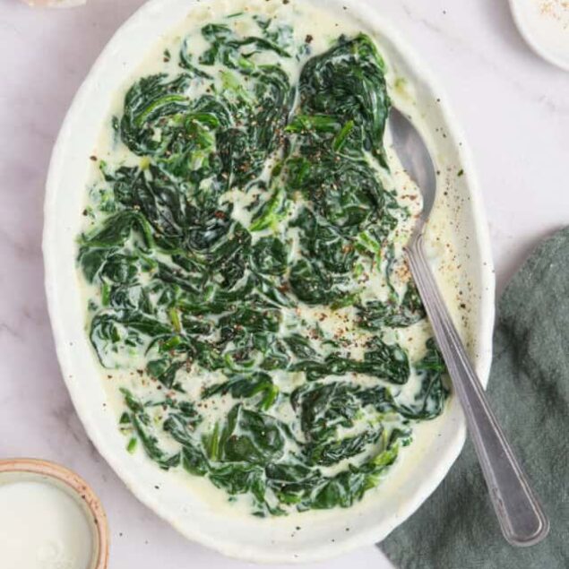 Creamed Spinach Recipe