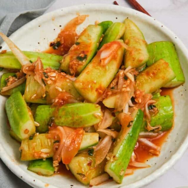 Cucumber Kimchi (Oi Kimchi)