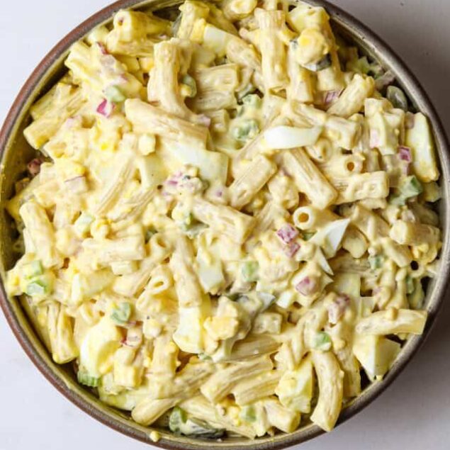 Deviled Egg Macaroni Salad