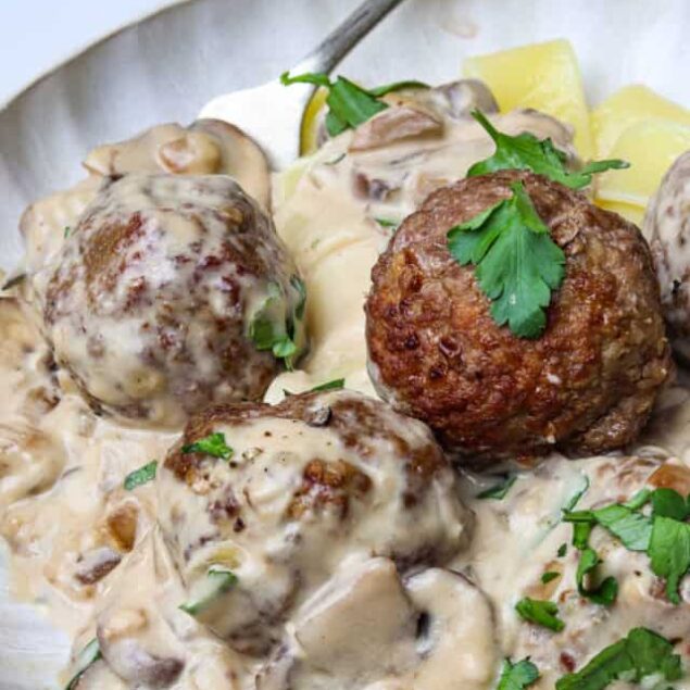 Meatballs Stroganoff