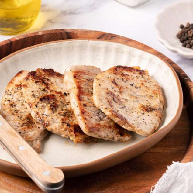 Pan-Fried Boneless Pork Chops
