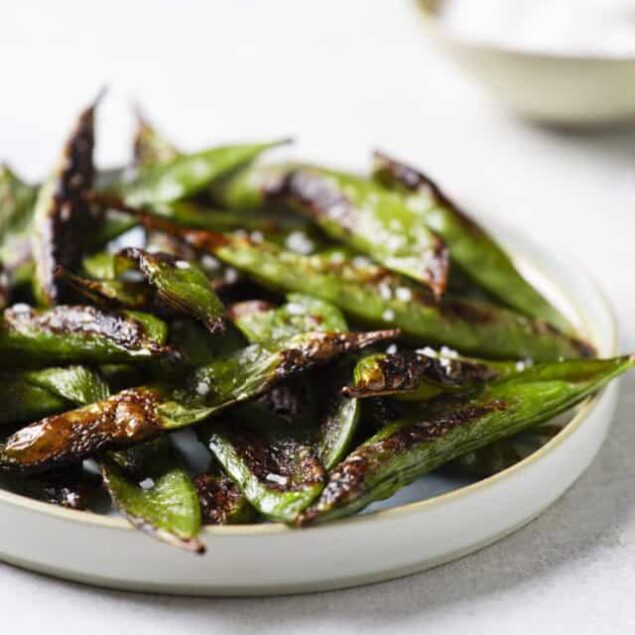 Roasted Snap Peas Recipe