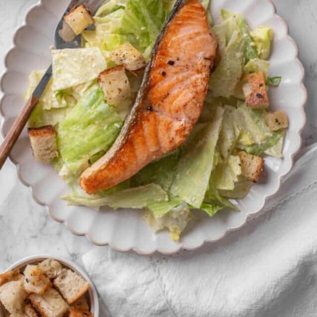 Salmon Caesar Salad