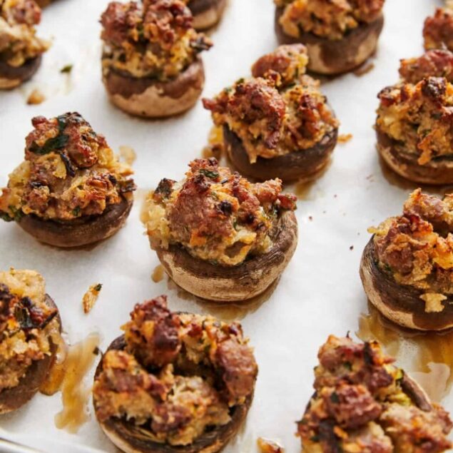 Sausage Stuffed Mushrooms