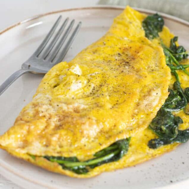 Spinach Omelette