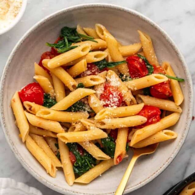 Spinach Tomato Pasta