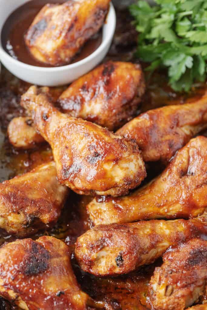 Baked BBQ Chicken Legs