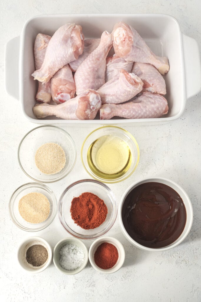 Baked BBQ Chicken Legs