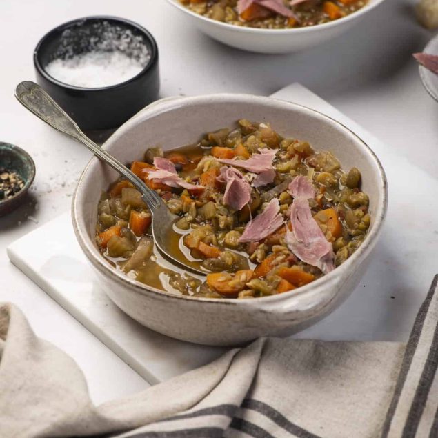 Crock Pot Split Pea Soup with Ham
