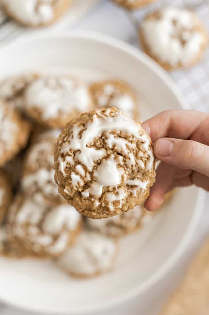 Iced Oatmeal Cookies