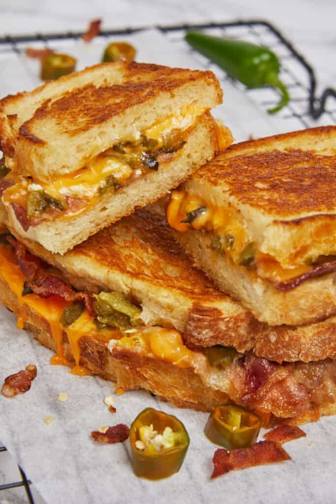 Jalapeno Popper Grilled Cheese