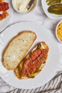 Jalapeno Popper Grilled Cheese