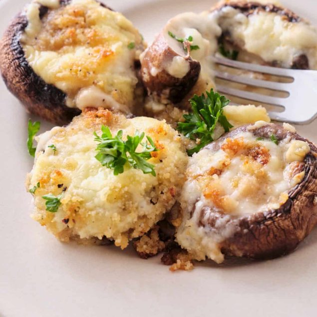 Longhorn Stuffed Mushrooms