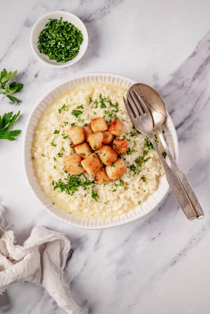 Scallop Risotto