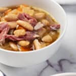 Slow Cooker Ham and Bean Soup