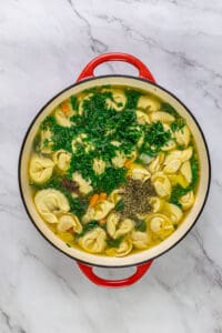 Spinach Tortellini Soup
