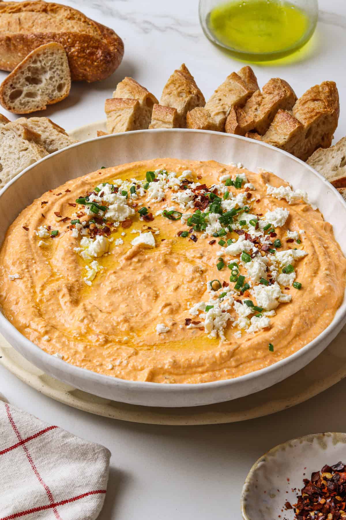 Tirokafteri (Spicy Feta Dip) - Food Faith Fitness