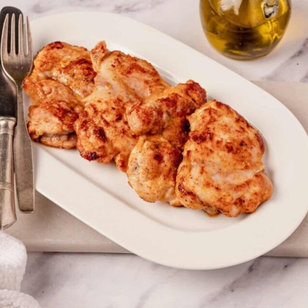 Pan-Fried Chicken Thighs