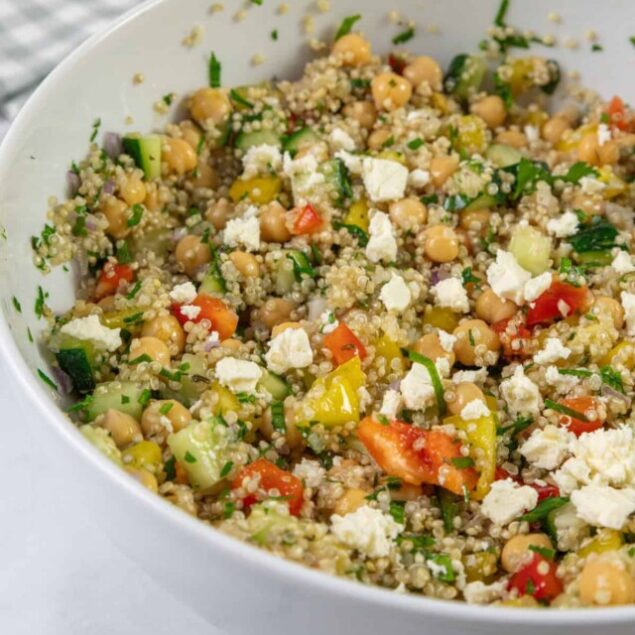 Quinoa Chickpea Salad