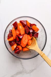 Roasted Beets and Carrots
