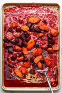 Roasted Beets and Carrots