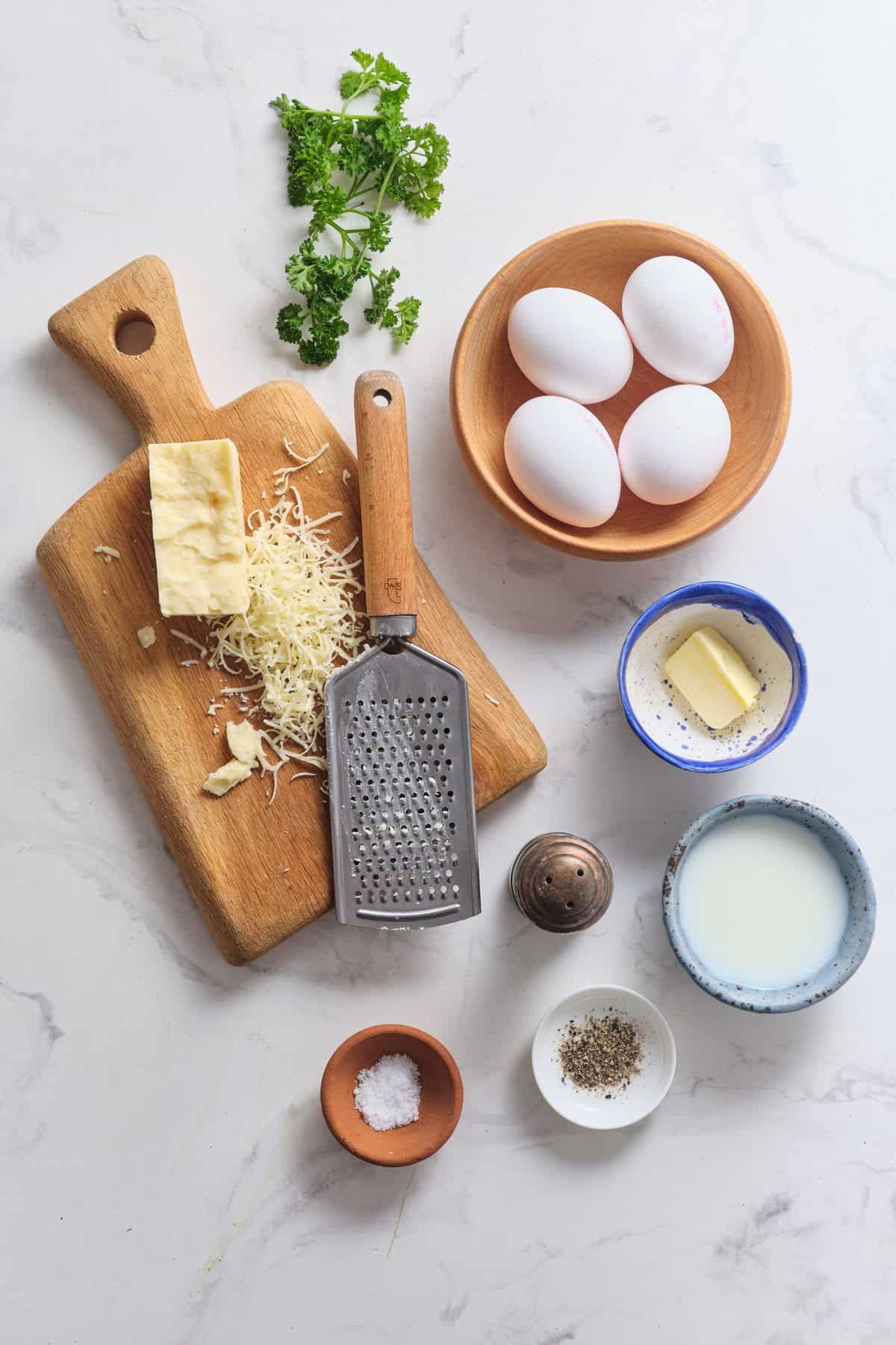 Cheesy Scrambled Eggs