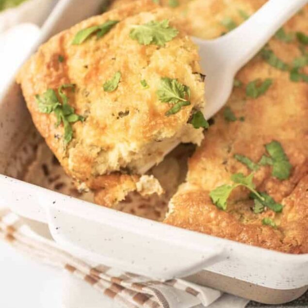 Savory healthy cornbread with fresh herbs, perfect for nutritious meals and meal prep. Moist, flavorful, and easy to make, ideal for grain-free, gluten-free, or low-carb diets.