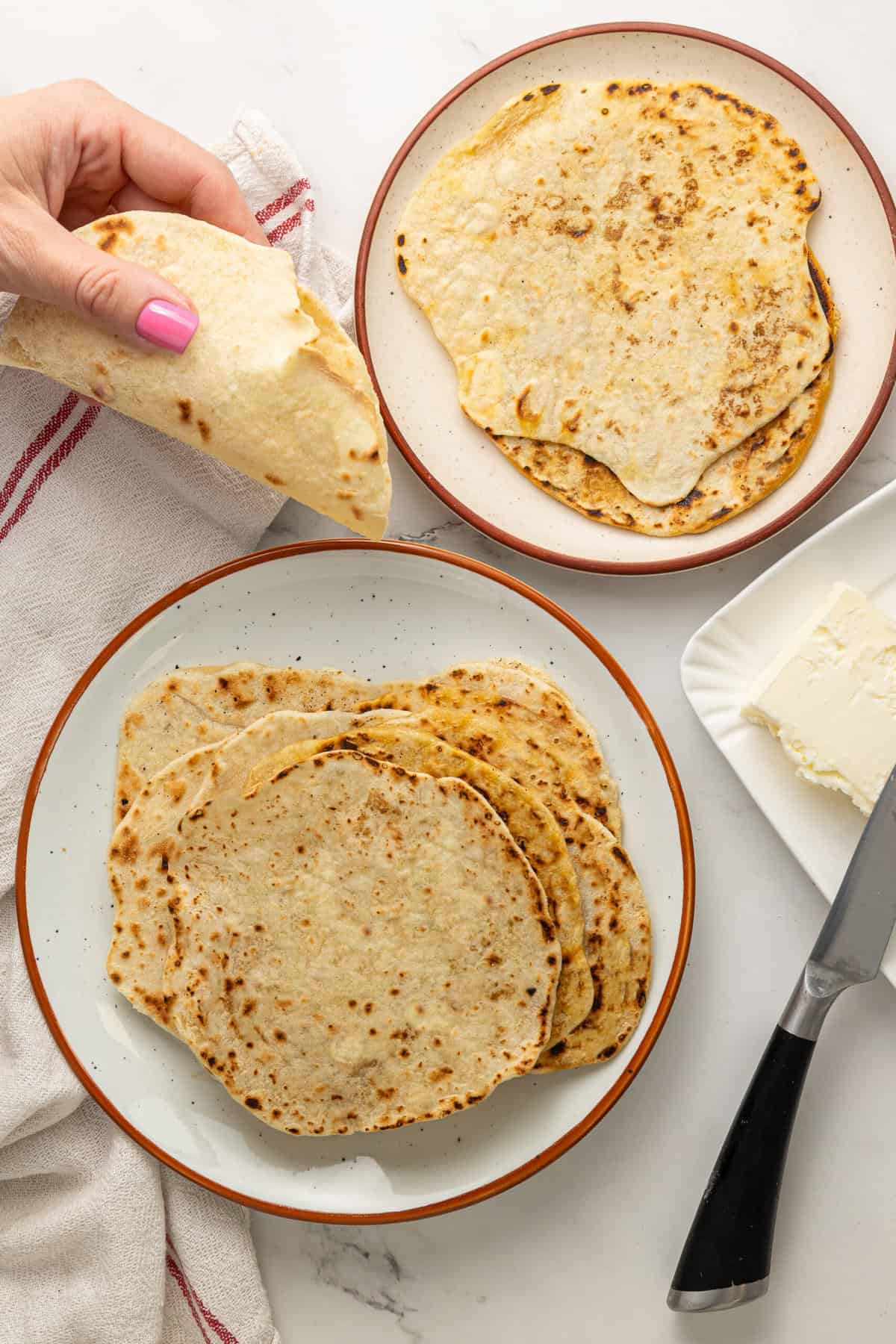 Recipe for Flour tortilla