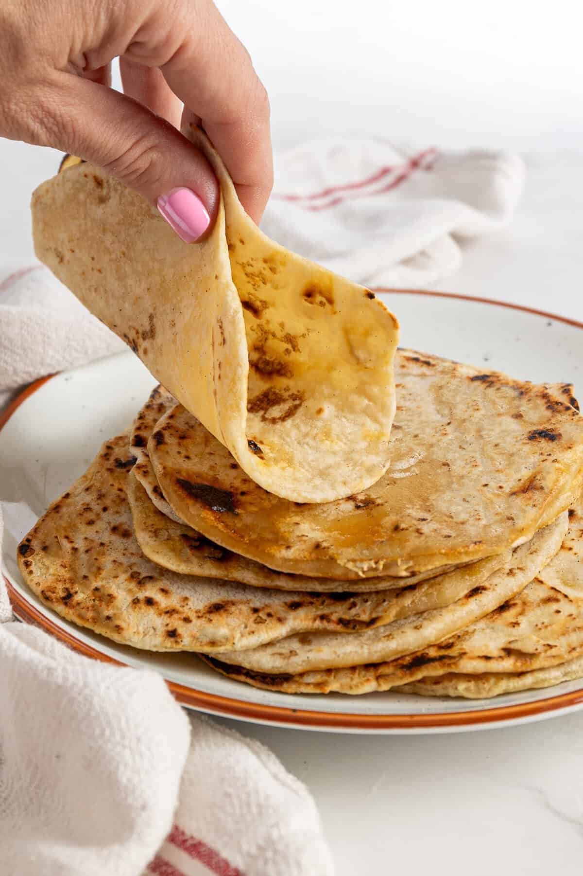 Recipe for Flour tortilla