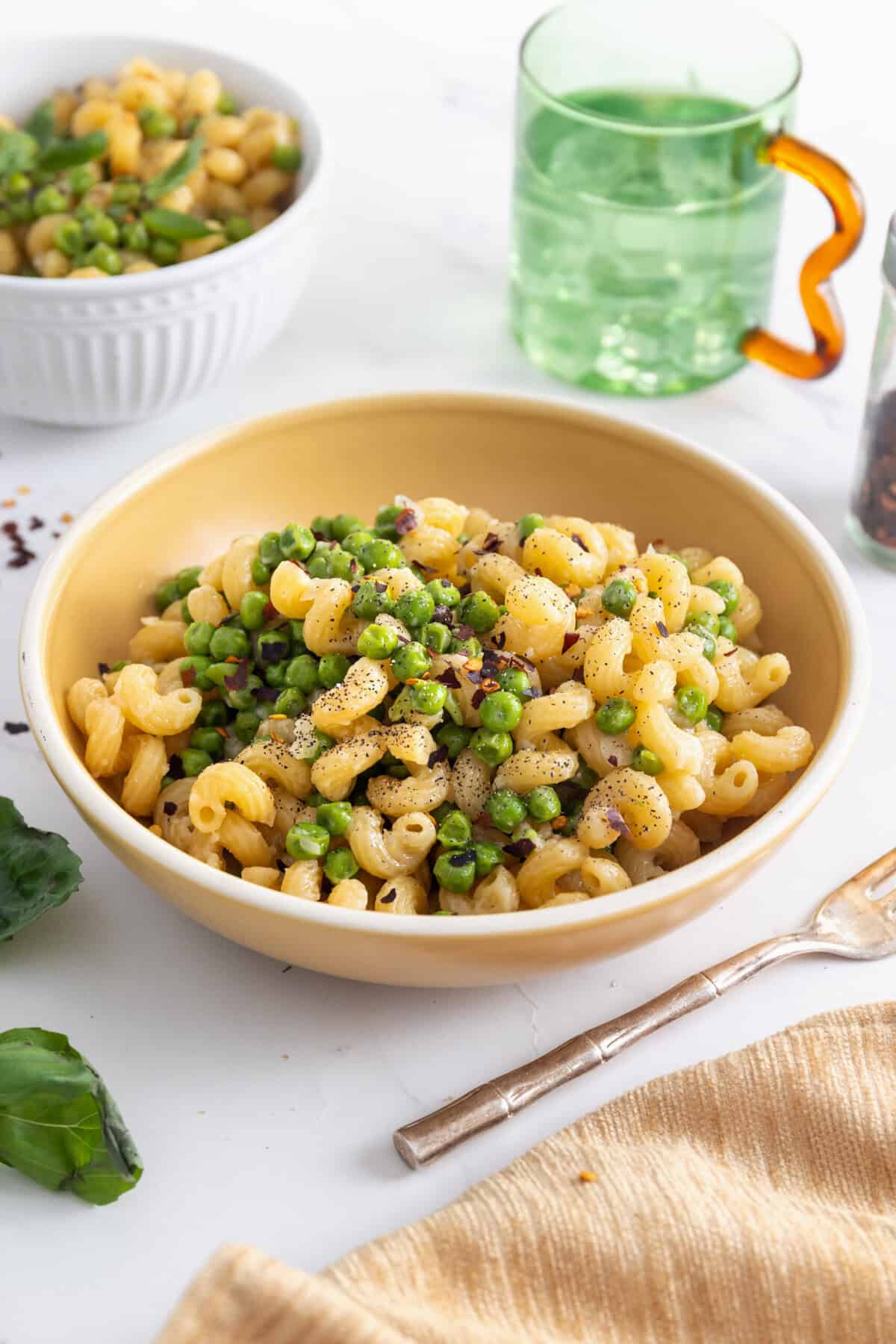 Pasta with peas