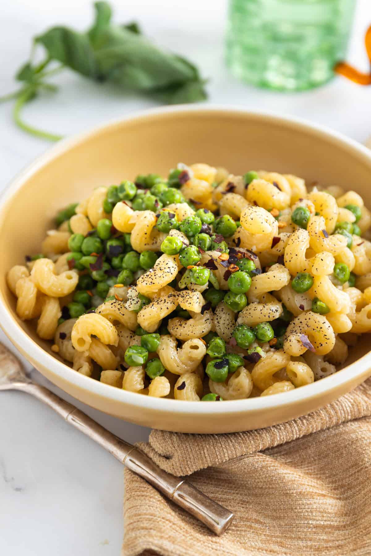 Pasta with peas