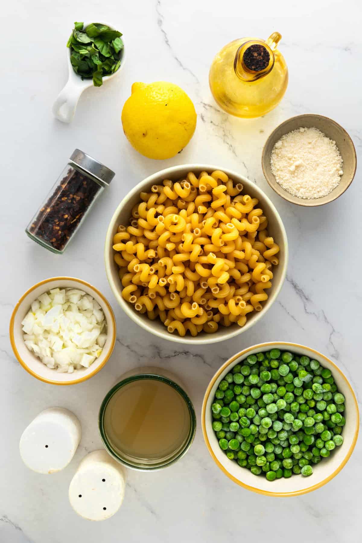 Pasta with peas