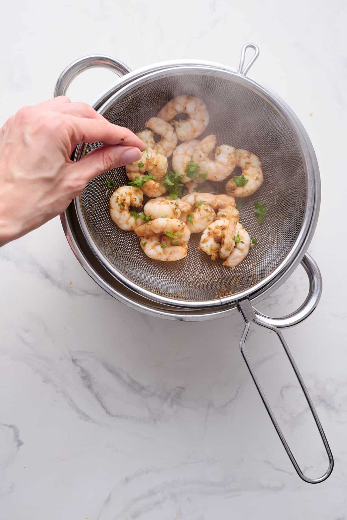 Steamed Shrimp