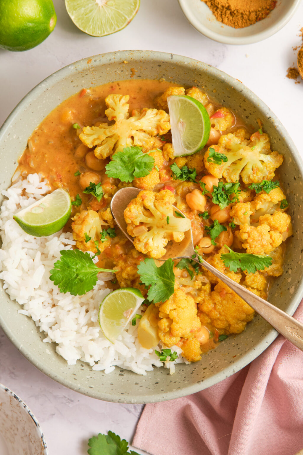 Cauliflower Curry - Food Faith Fitness