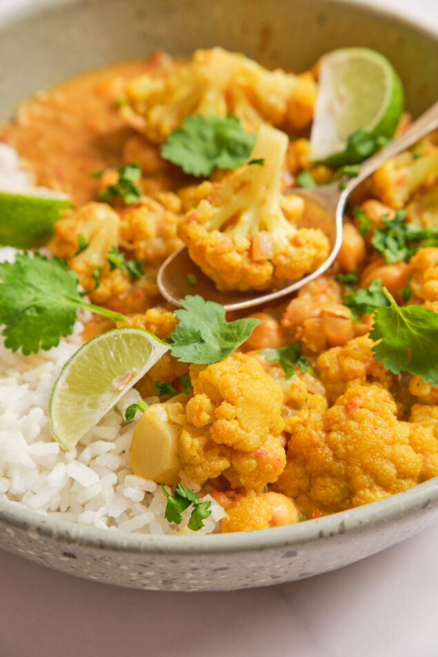 Cauliflower Curry - Food Faith Fitness