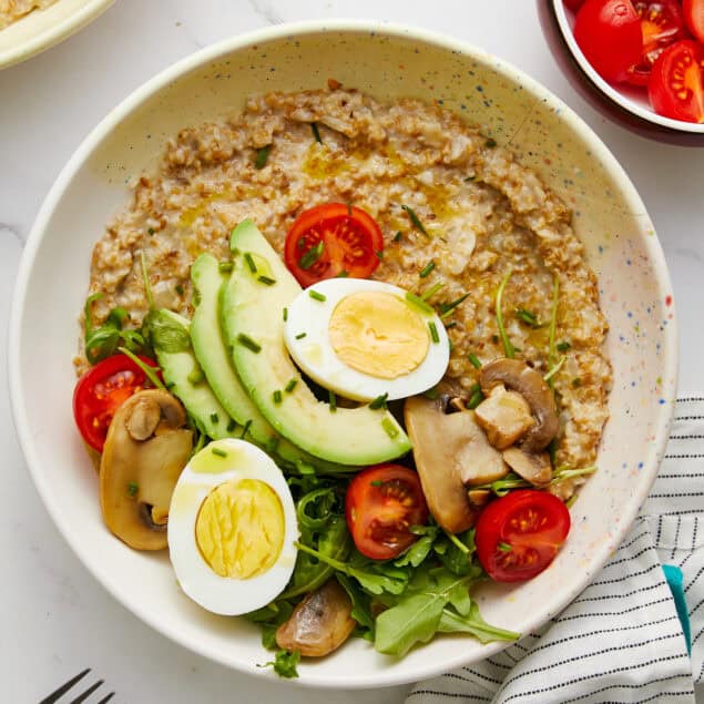 Savory Oatmeal - foodfaithfitness