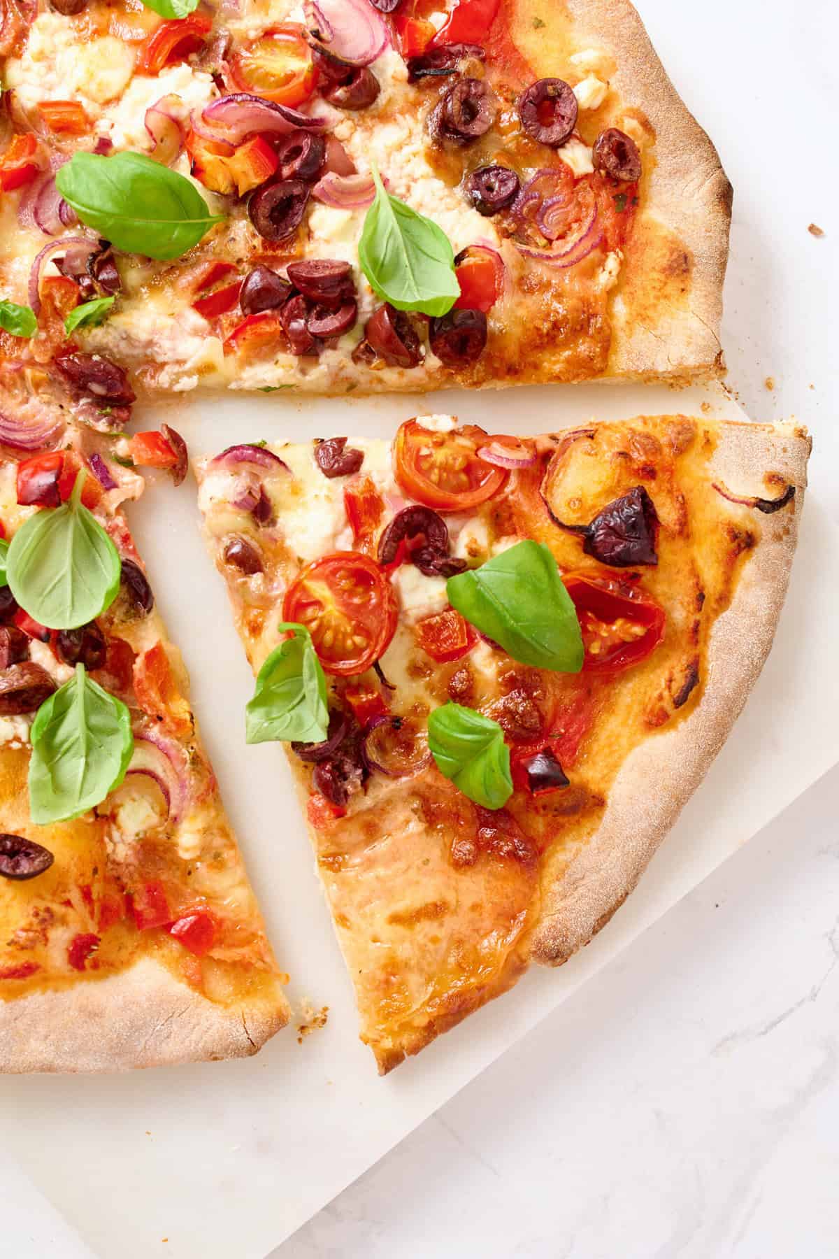 Greek Pizza - foodfaithfitness