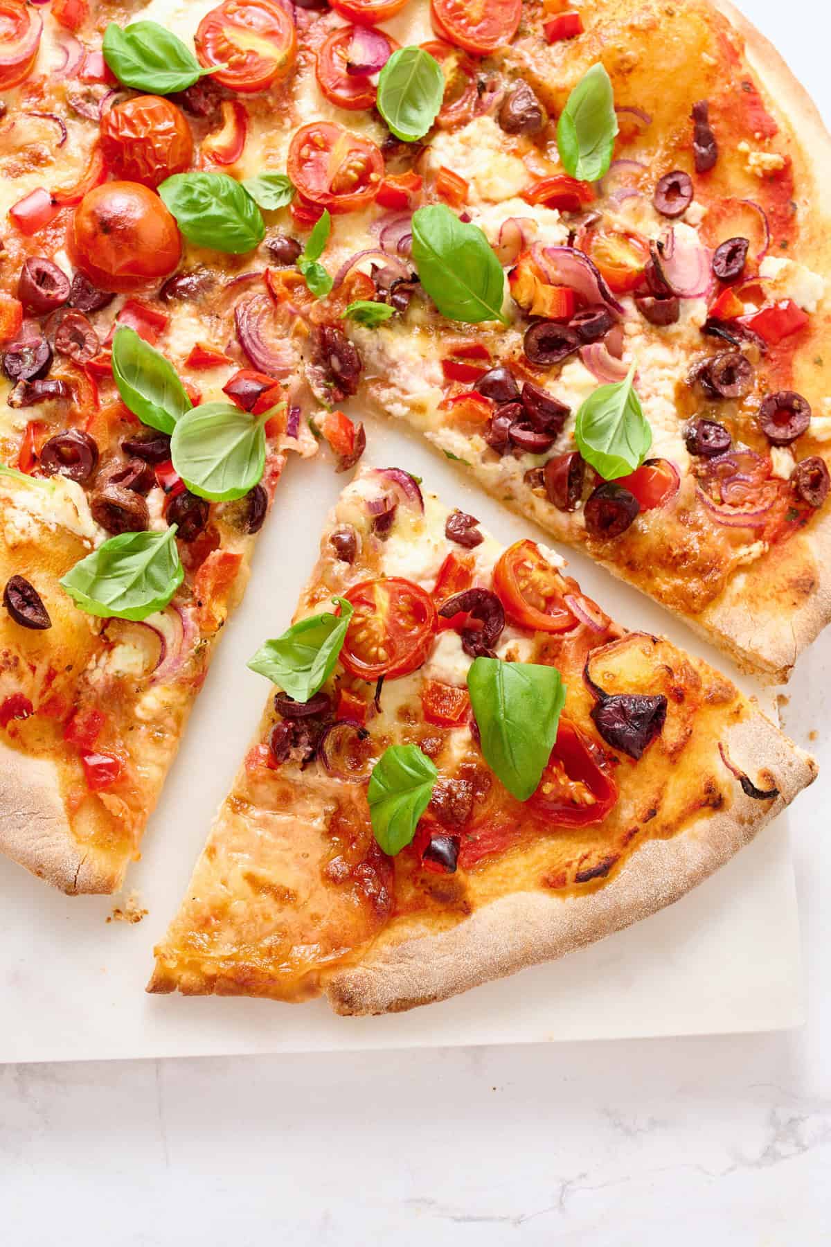 Greek Pizza - foodfaithfitness