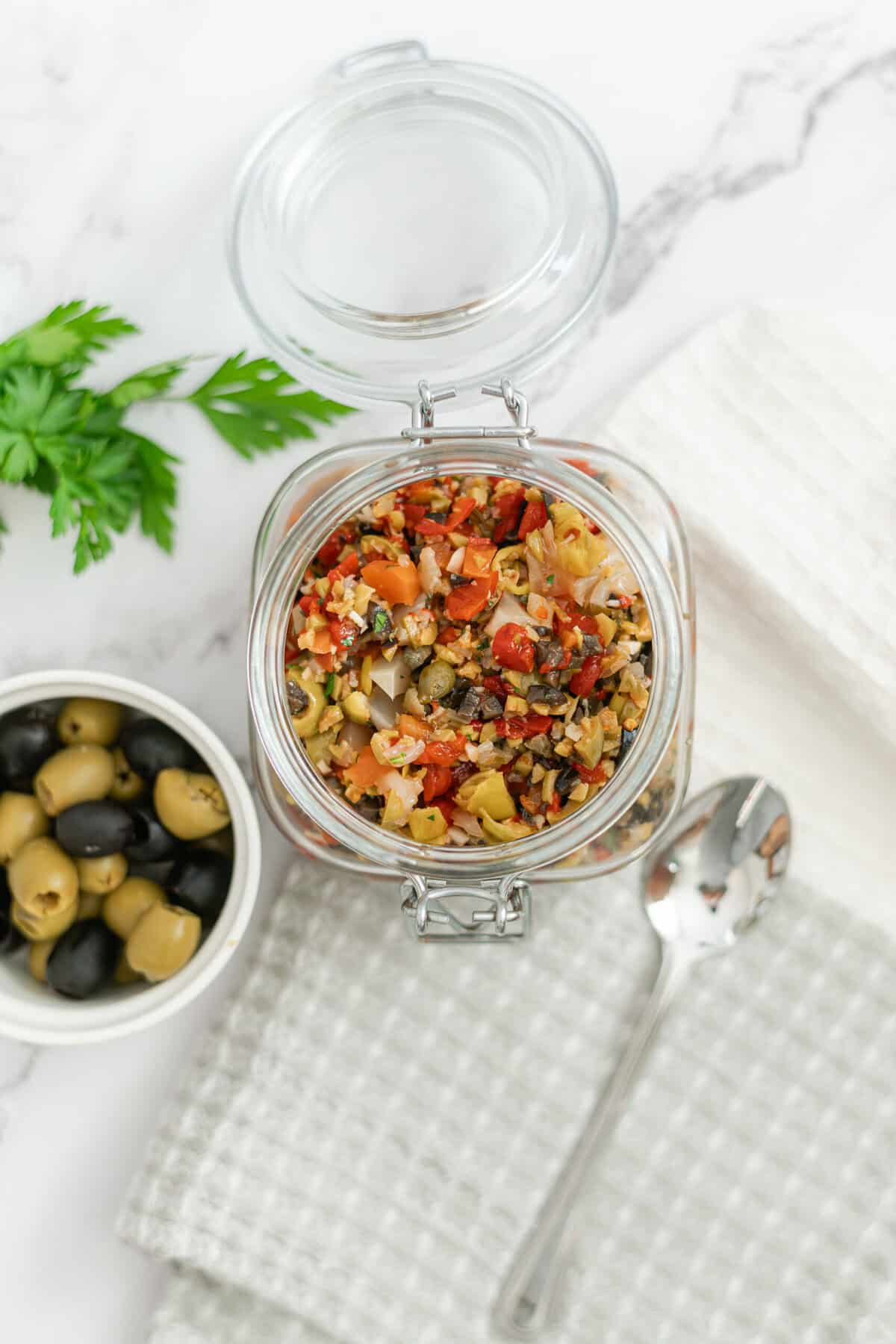 Muffaletta Spread - foodfaithfitness