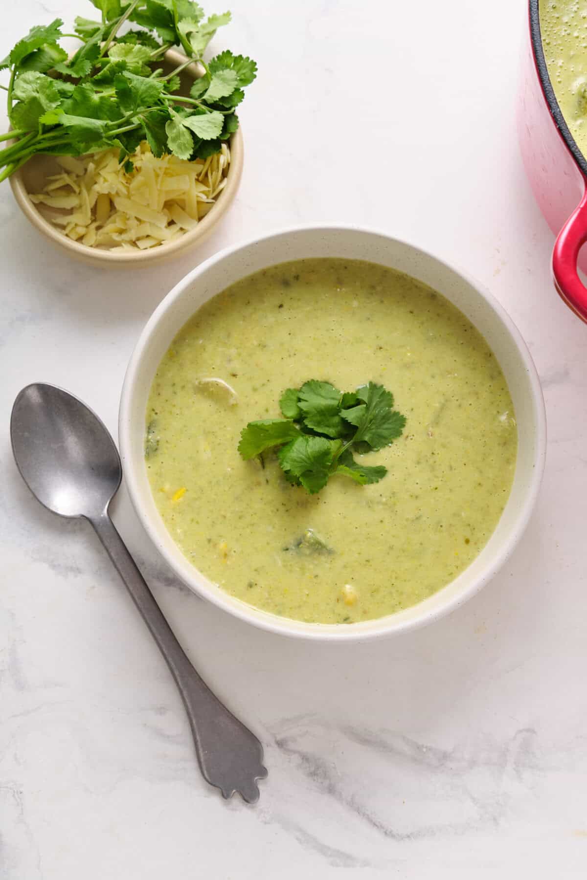 Poblano Corn Chowder - foodfaithfitness