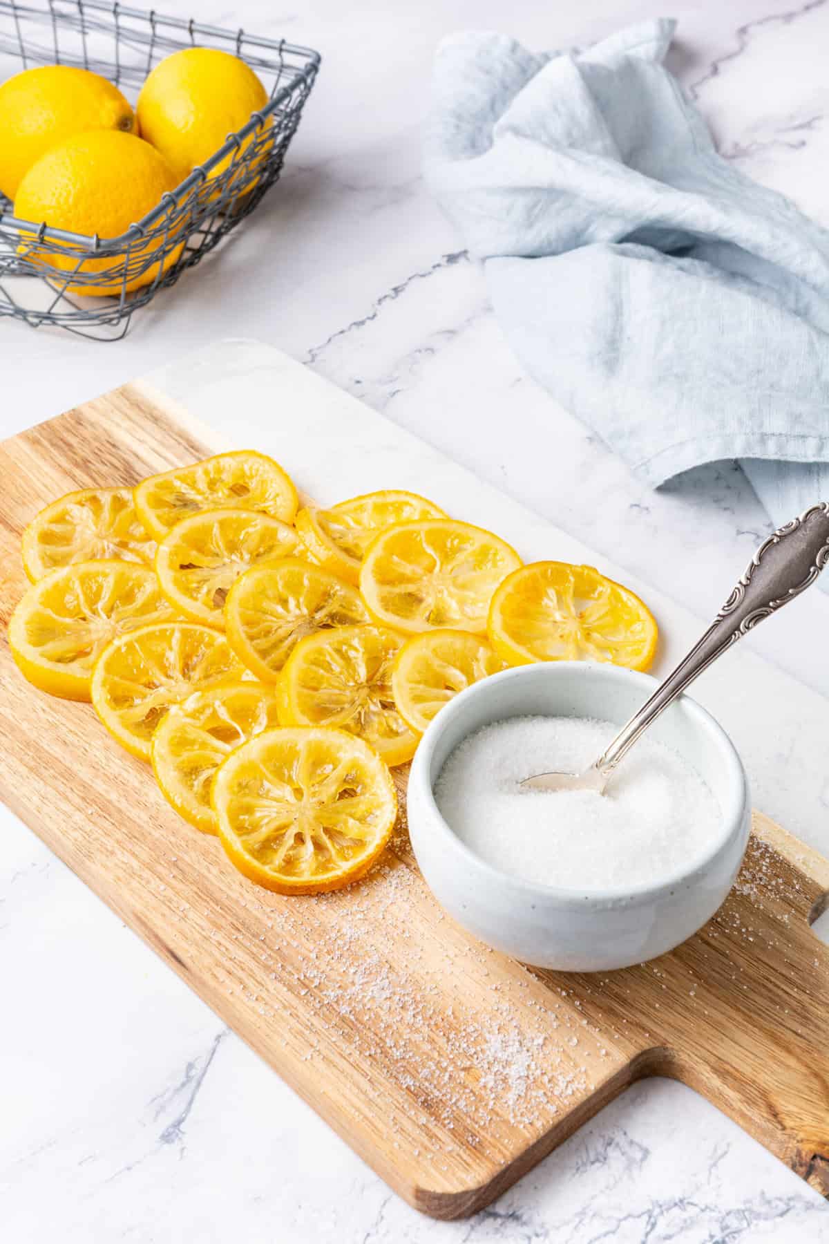 Candied Lemon Slices - foodfaithfitness