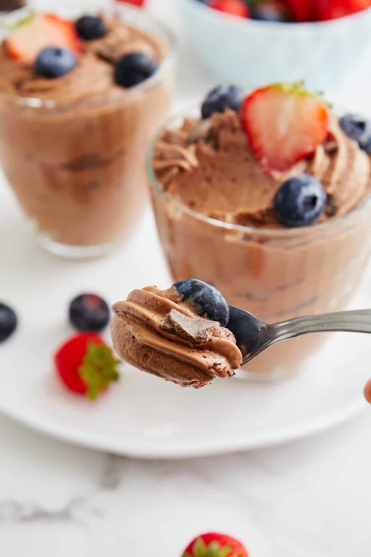 Chocolate Mousse Recipe - foodfaithfitness