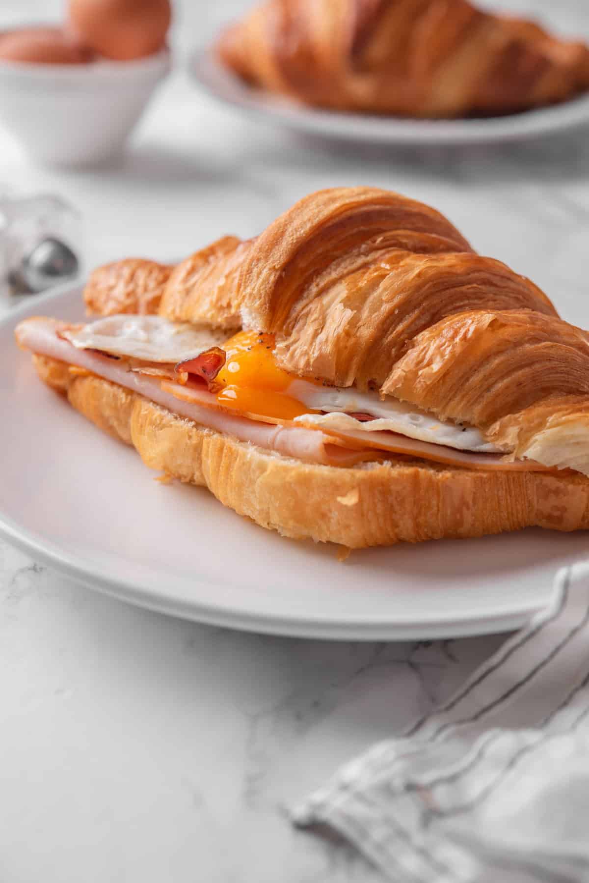 Croissant Breakfast Sandwich